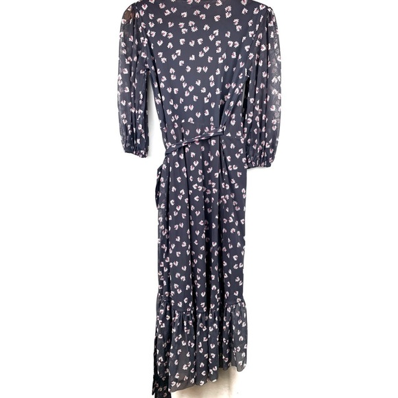 Ganni Tilden floral wrap dress - Picture 4 of 6
